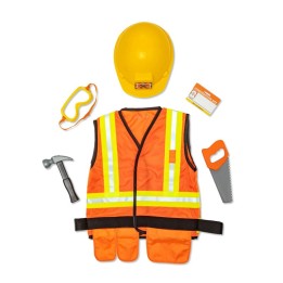 Melissa & Doug Construction Worker Role Play Costume Set