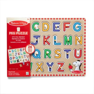 Melissa & Doug See-Inside Alphabet Peg Puzzle - 26 Pieces