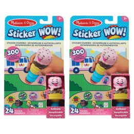 Melissa & Doug Sticker WOW! Activity Pad Set - Ice Cream, 2 Sets