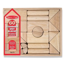 Melissa & Doug Standard Unit Blocks, Set of 60