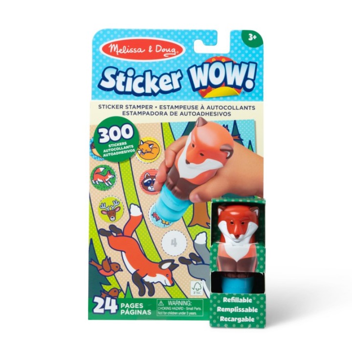 Melissa & Doug Sticker WOW! Activity Pad & Sticker Stamper - Fox