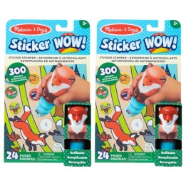 Melissa & Doug Sticker WOW! Activity Pad & Sticker Stamper - Fox, 2 Sets