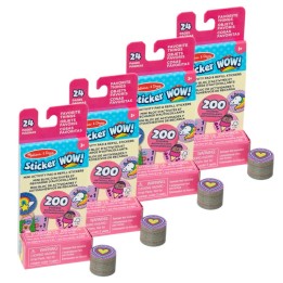 Melissa & Doug Sticker WOW! Mini Activity Pad with Refill Stickers - Favorite Things, 4 Sets