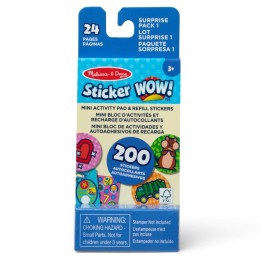 Melissa & Doug Sticker WOW! Mini Activity Pad with Refill Stickers - Surprise Pack 1