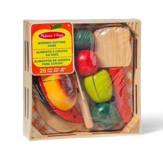 Melissa & Doug Cutting Food - Wooden Play Food