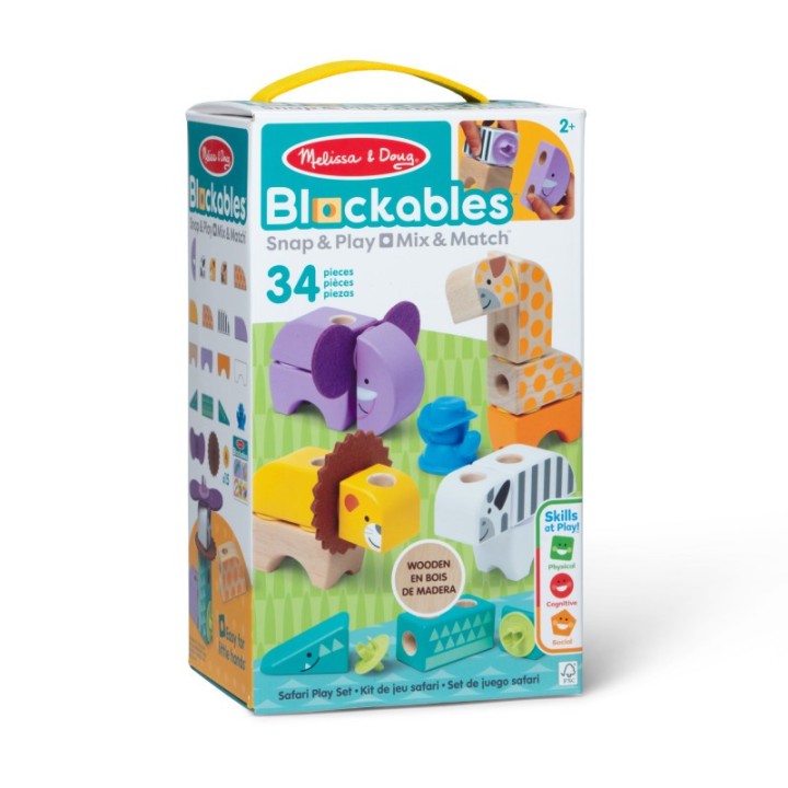 Melissa & Doug Blockables™ Safari Play Set