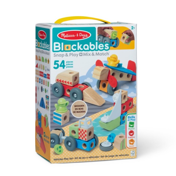 Melissa & Doug Blockables™ Vehicles Play Set