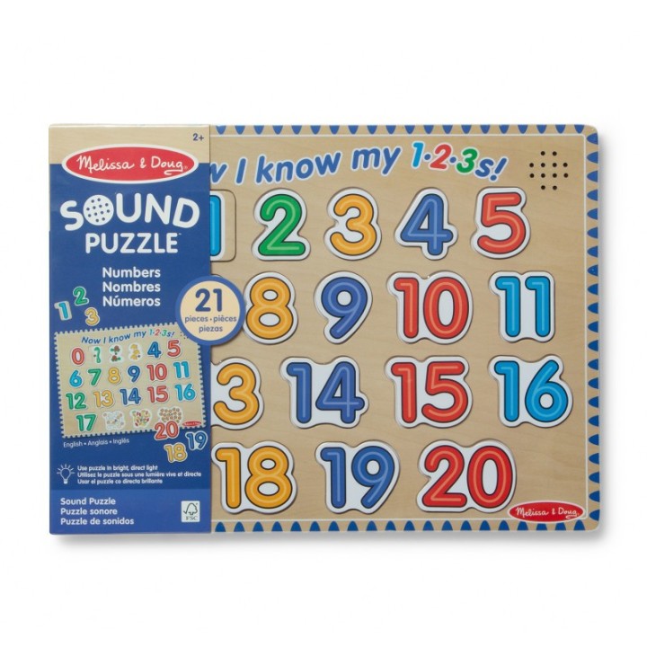 Melissa & Doug Numbers Sound Puzzle