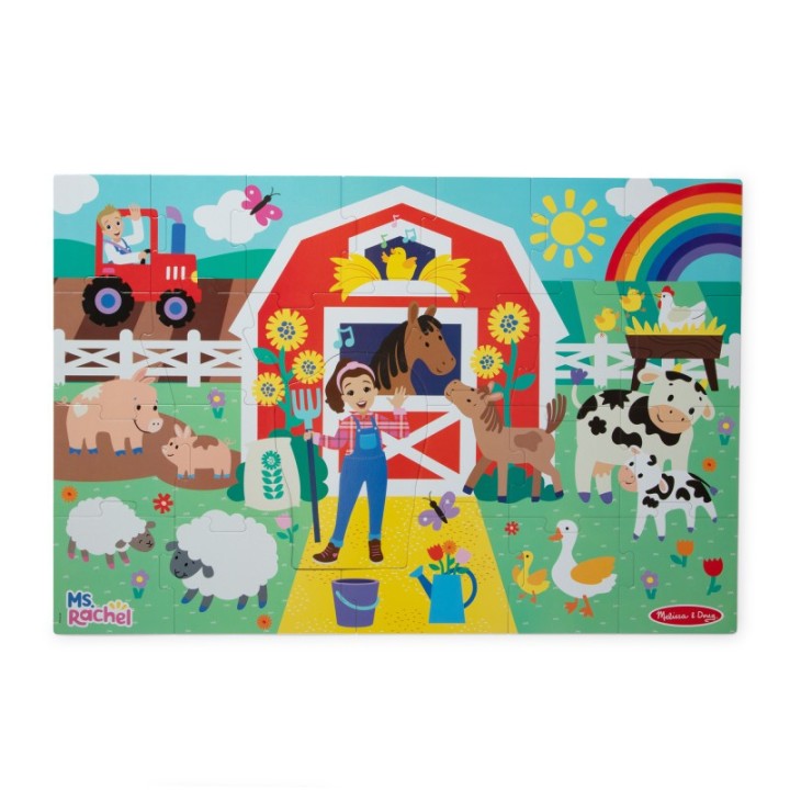 Melissa & Doug Ms. Rachel Floor Puzzle - Farm
