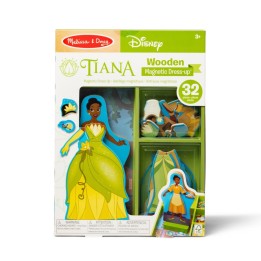 Melissa & Doug Disney Princess Tiana Wooden Magnetic Dress-Up Play Set
