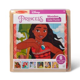 Melissa & Doug Disney Princess Wooden Cube Puzzle