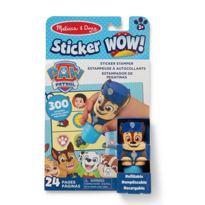 Melissa & Doug Sticker WOW! Activity Pad & Sticker Stamper - Chase