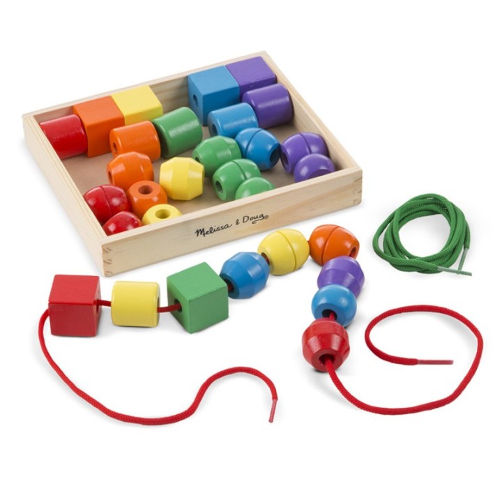 Melissa & Doug Primary Lacing Beads