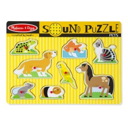 Melissa & Doug Pets Sound Puzzle, 8 Pieces
