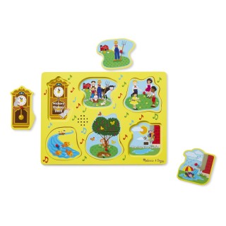 Melissa & Doug Sing-Along Nursery Rhymes Sound Puzzle - Yellow