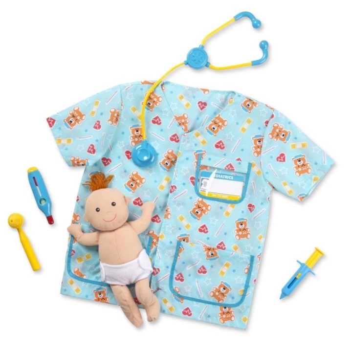 Melissa & Doug Pediatric Nurse Role Play Costume Set