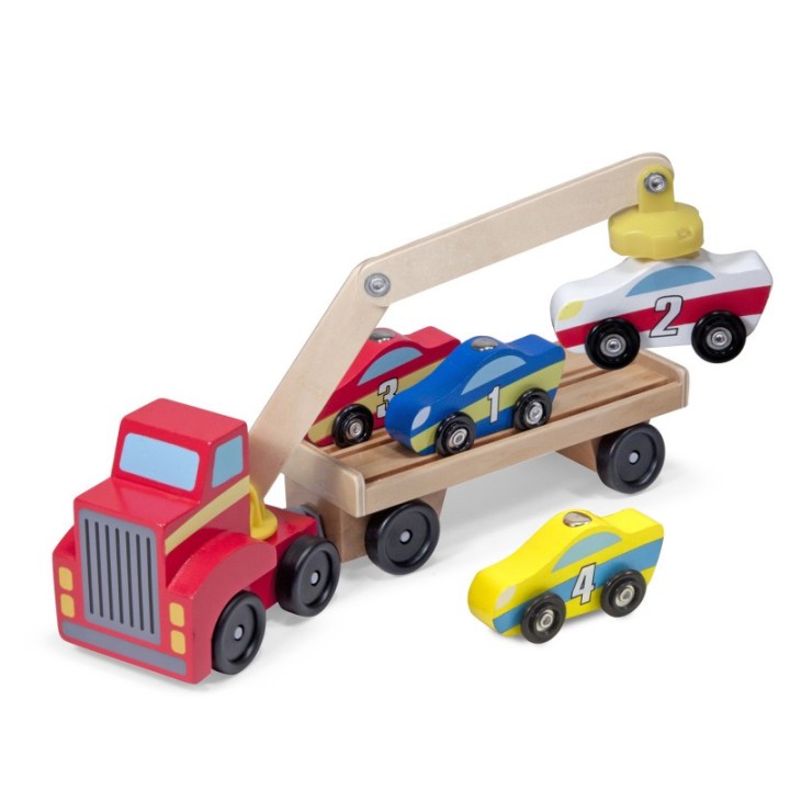 Melissa & Doug Magnetic Car Loader