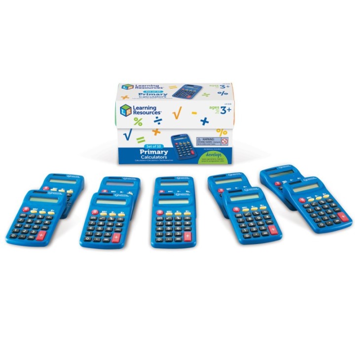 Learning Resources Primary Calculator, Set of 10