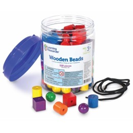 Learning Resources Beads in a Bucket, 108 Pieces