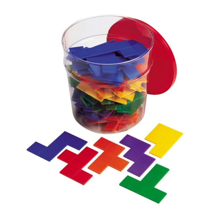 Learning Resources Rainbow™ Premier Pentominoes, Pack of 72