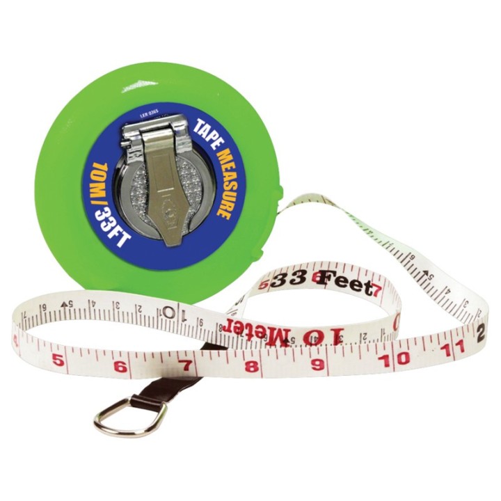 Learning Resources Wind-Up Tape Measure, 33 ft/10M