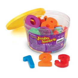 Learning Resources Jumbo Magnetic Letters and Numbers, Numbers/Operations