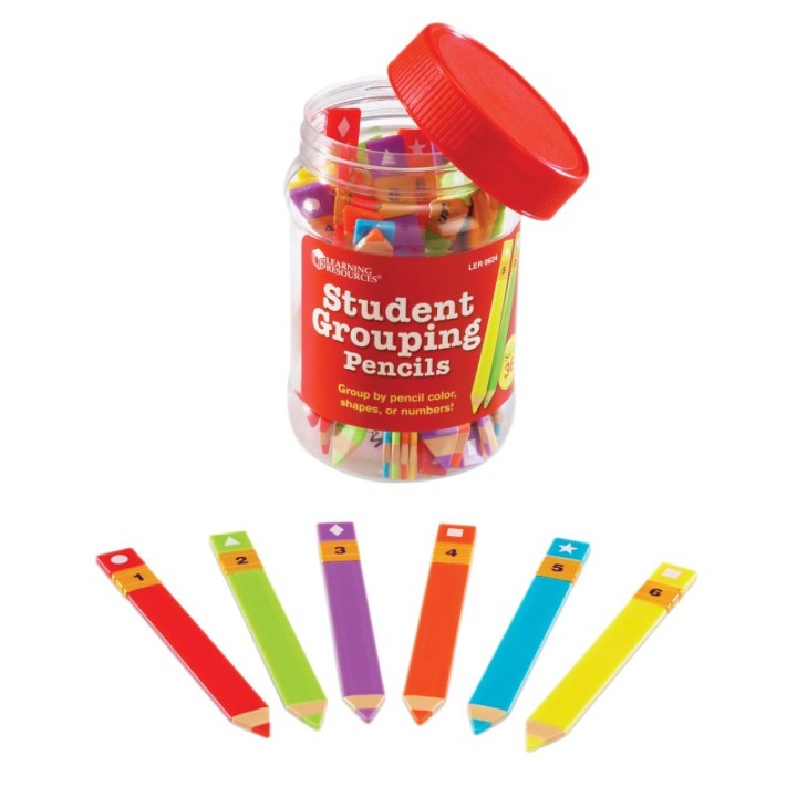 Learning Resources Student Grouping Pencils, Set of 36
