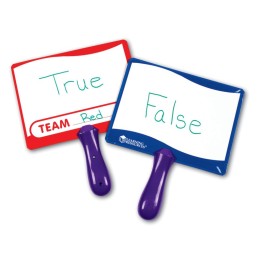Learning Resources Write-on/Wipe-off Answer Boards, Set of 10