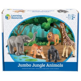 Learning Resources Jumbo Jungle Animals, Set of 5