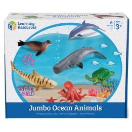 Learning Resources Jumbo Ocean Animals, Set of 6
