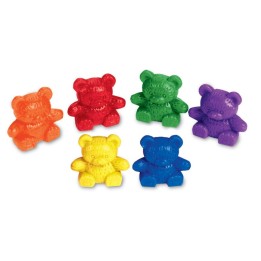 Learning Resources Baby Bear Counters, 6 colors, Set of 102