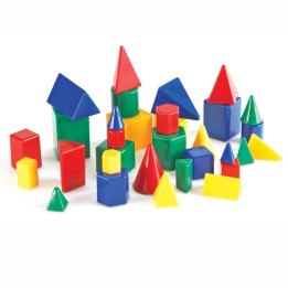 Learning Resources Mini GeoSolids®, Pack of 32