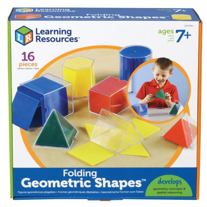 Learning Resources Folding Geometric Shapes™, Pack of 16