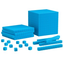 Learning Resources Blue Plastic Base Ten Starter Set