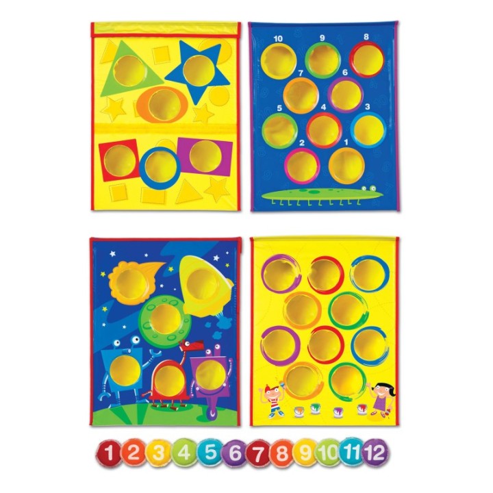 Learning Resources Smart Toss™ Colors, Shapes & Numbers Bean Bag Tossing Game
