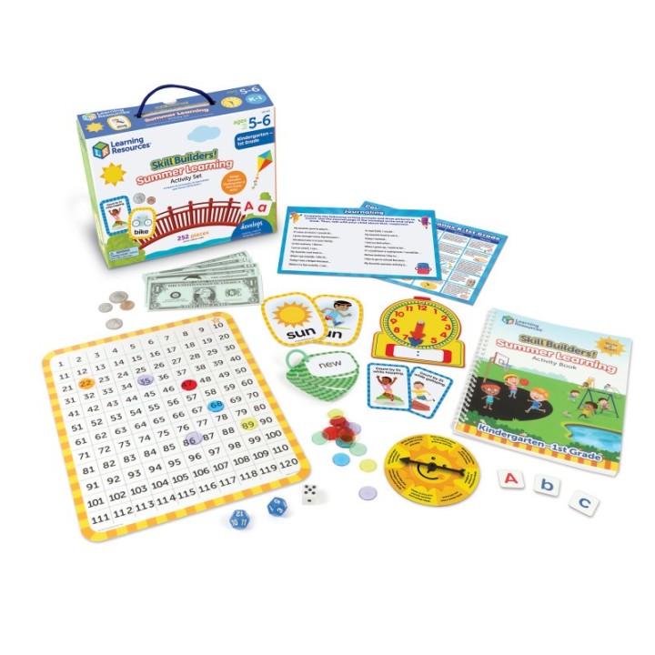 Learning Resources Skill Builders Summer Learning Activity Set - K to 1st