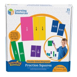 Learning Resources Double-Sided Magnetic Fraction Square