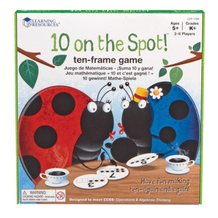 Learning Resources 10 on the Spot!™ Ten Frame Game