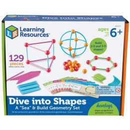 Learning Resources Dive into Shapes!™ A "Sea" and Build Geometry Set