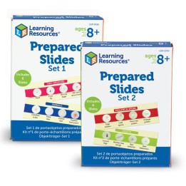 Learning Resources Prepared Slides Bundle: Set I & II, Pack of 12