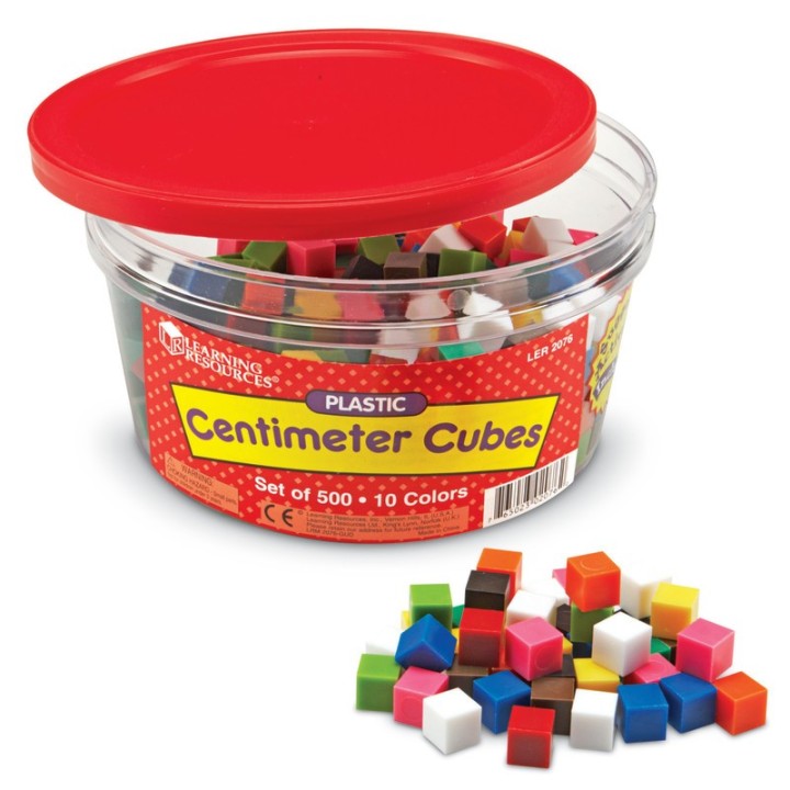 Learning Resources Centimeter Cubes, Pack of 500