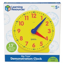 Learning Resources Big Time™ Learning Clock®, 12-Hour Demonstration Clock