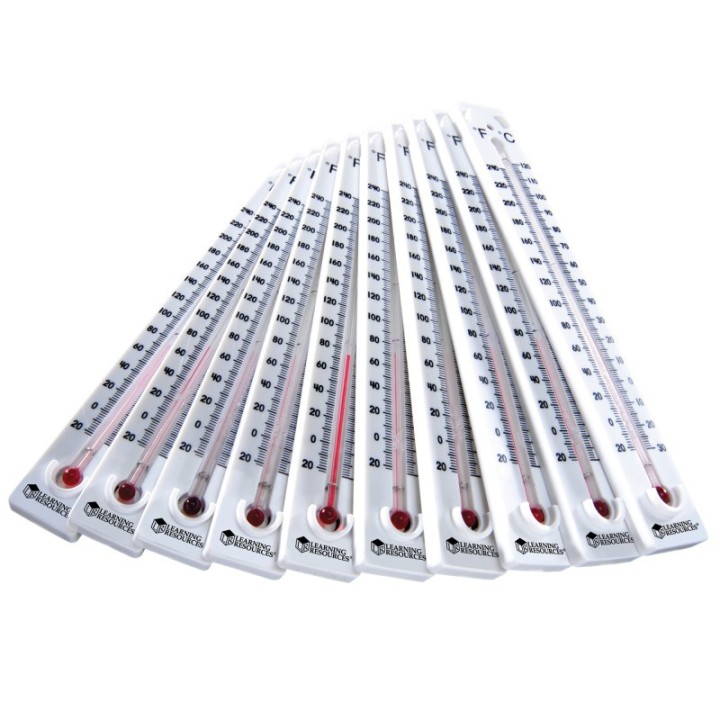 Learning Resources Boiling Point Thermometers, Set of 10