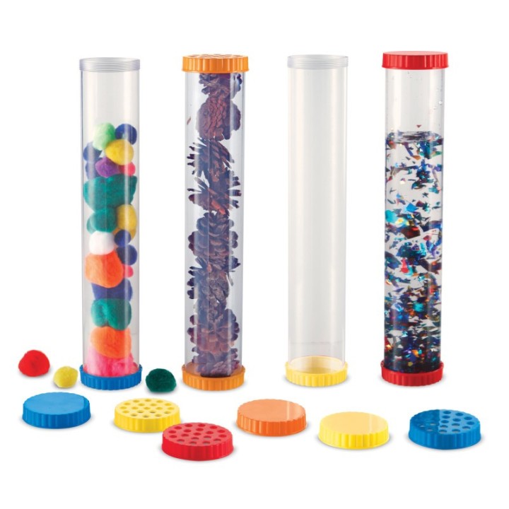 Learning Resources Primary Science Sensory Tubes, Set of 4