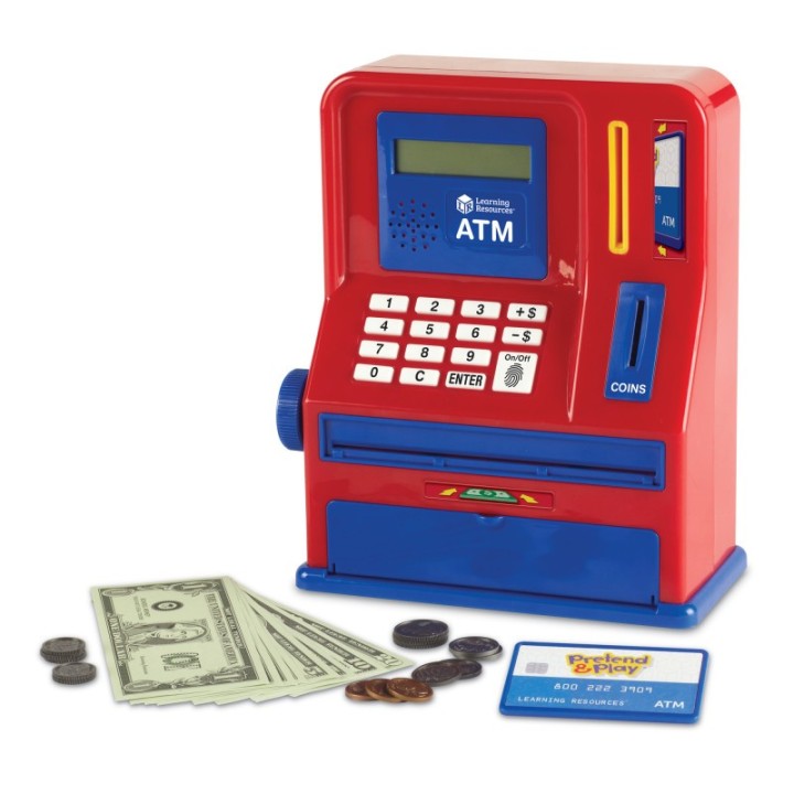 Learning Resources Pretend and Play® Teaching ATM Bank