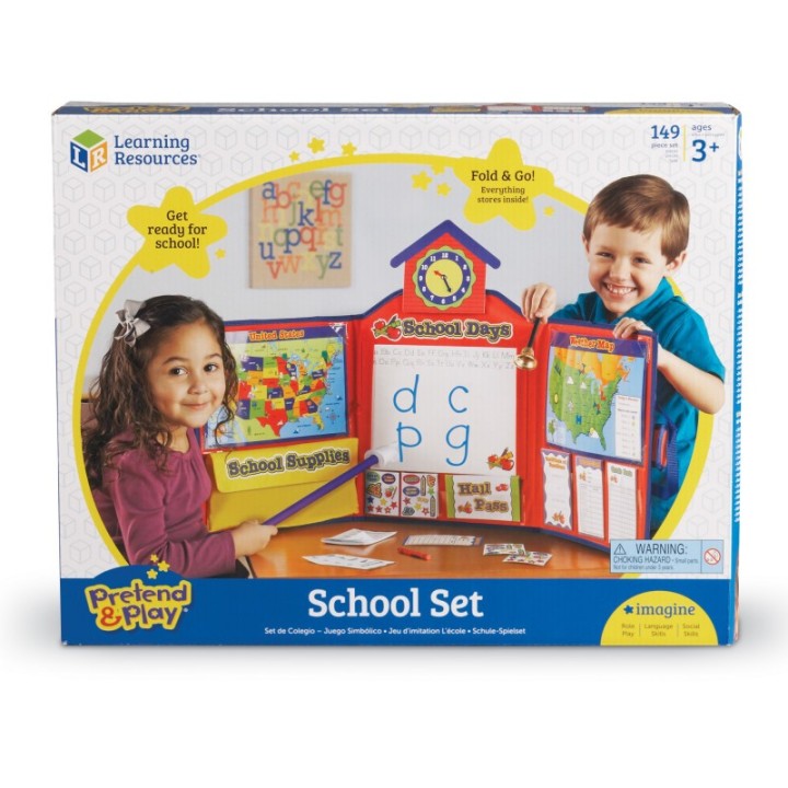 Learning Resources Pretend & Play® School Set w/US Map