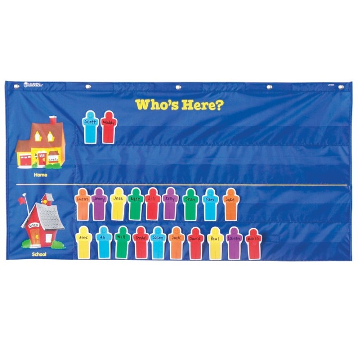 Learning Resources Attendance Pocket Chart