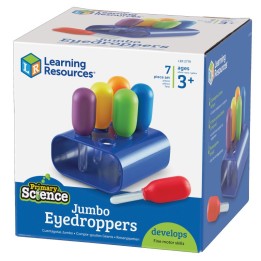 Learning Resources Primary Science Jumbo Eyedroppers with Stand