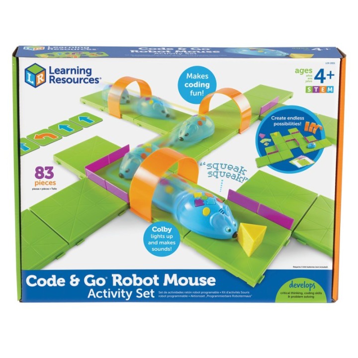 Learning Resources Code & Go® Robot Mouse Activity Set