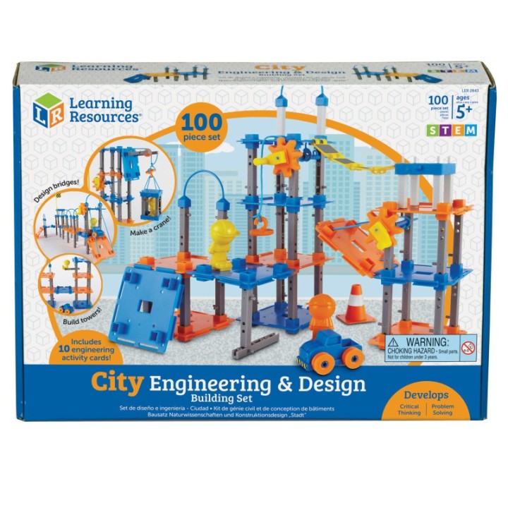 Learning Resources City Engineering & Design Building Set